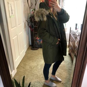 ASOS oversized parka with padded liner